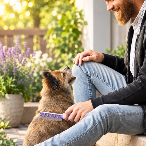 Gentle Pet Deshedding & Detangling Comb