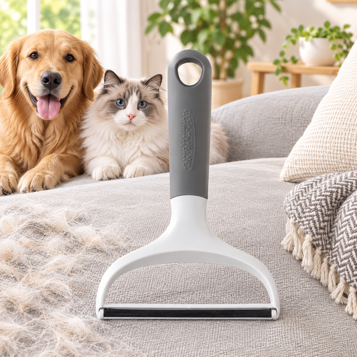 Dual-Sided Pet Hair & Lint Remover