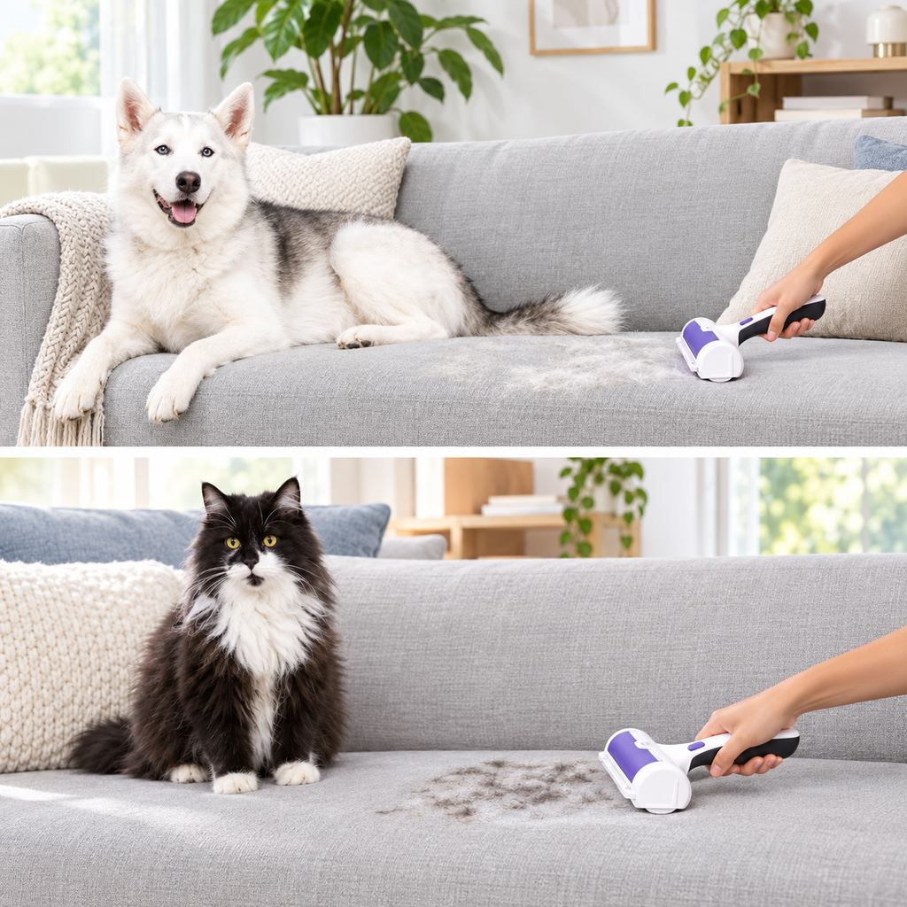 Reusable Pet Hair Cleaning Roller