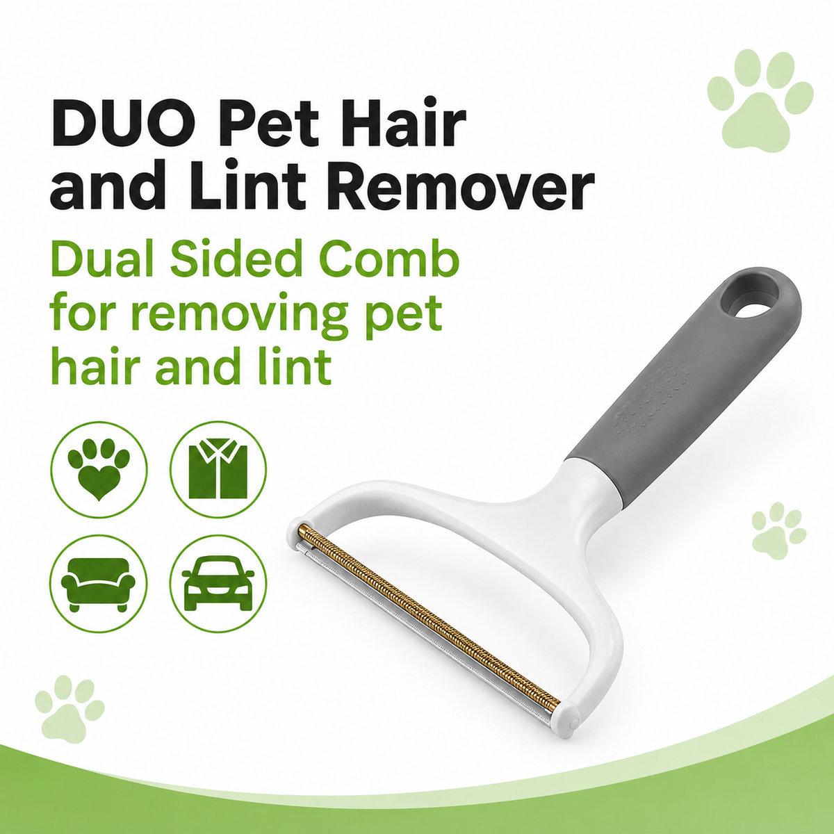 Dual-Sided Pet Hair & Lint Remover