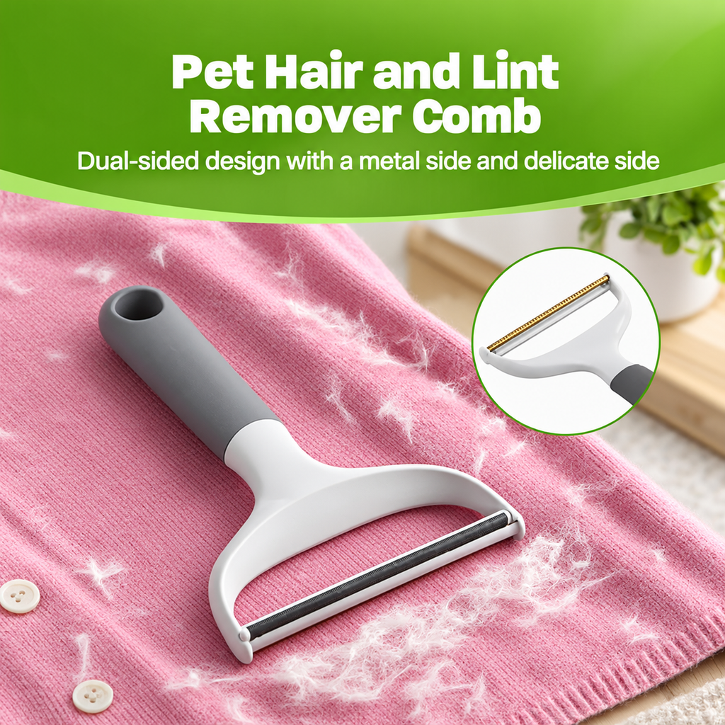 Dual-Sided Pet Hair & Lint Remover